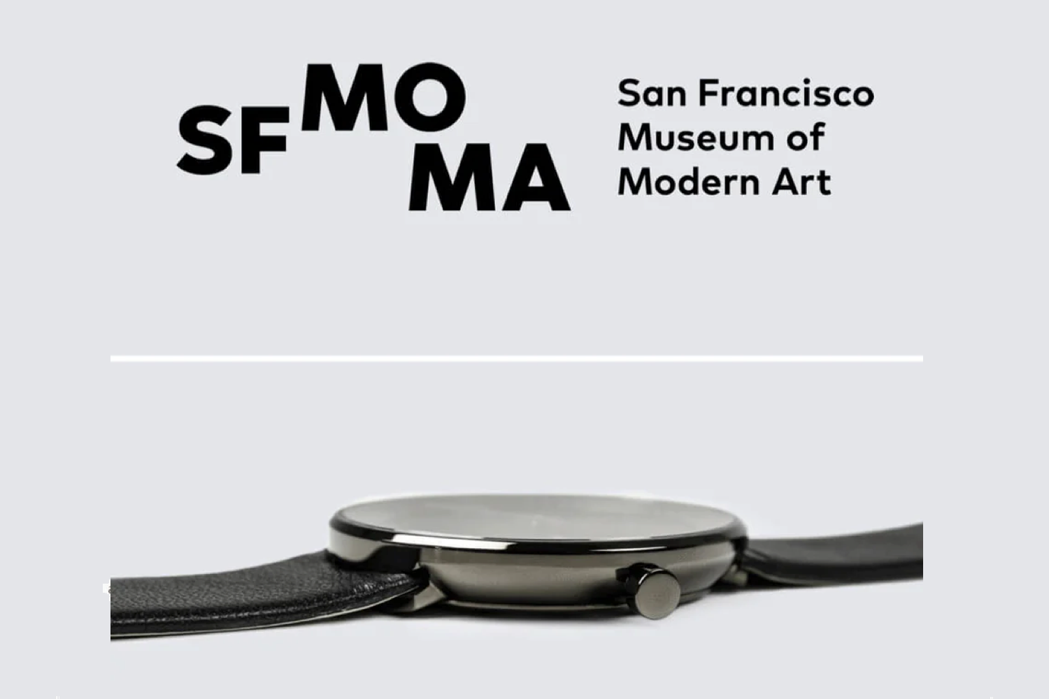 SFMOMA x VEJRHØJ watches
