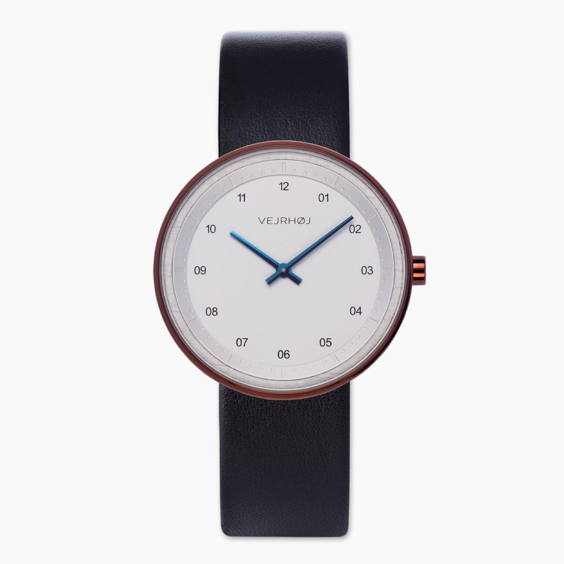ARCTIC, Scandinavian design men's wristwatch featuring a white dial. Appropriate watch for work and casual wear.