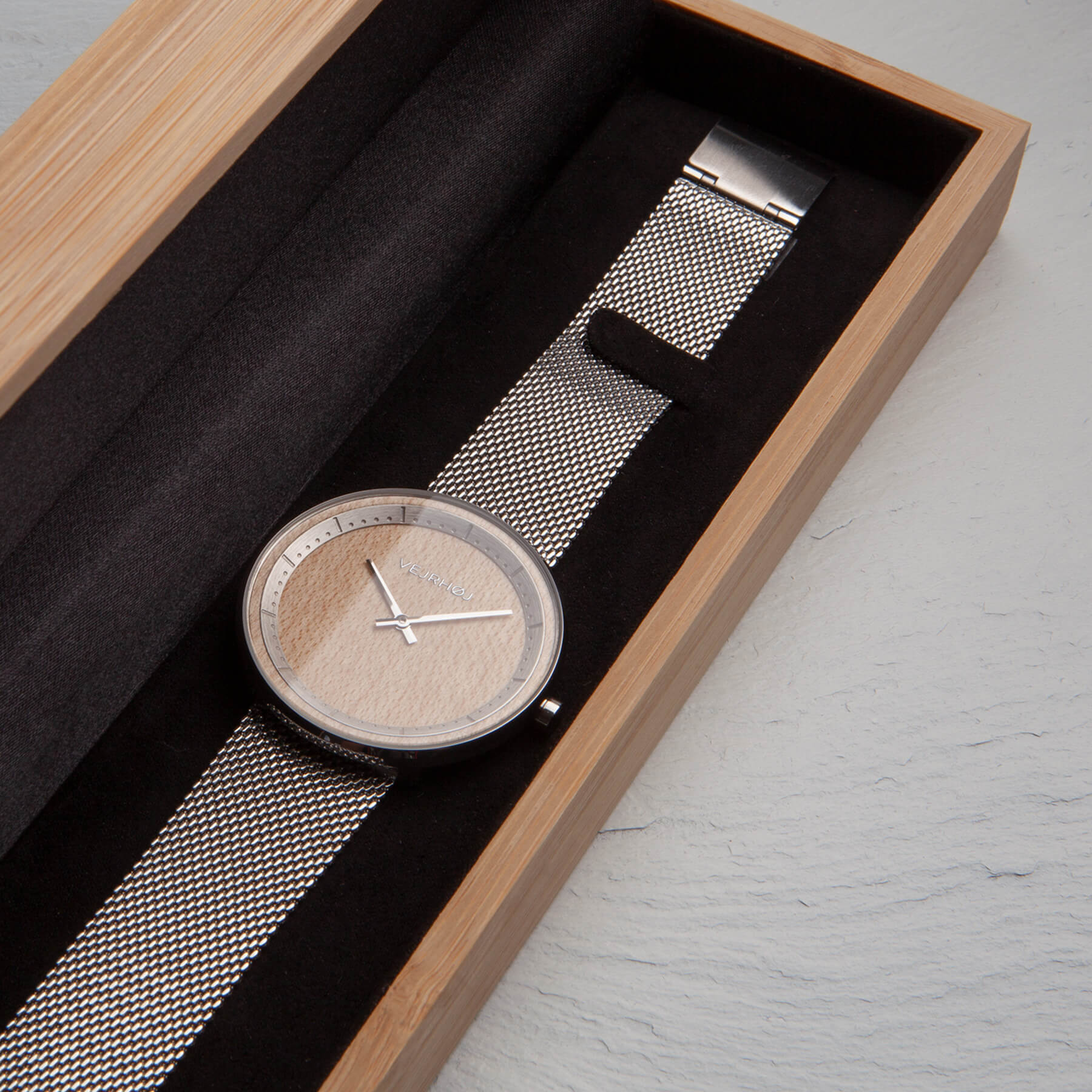 Simple wood watch for men