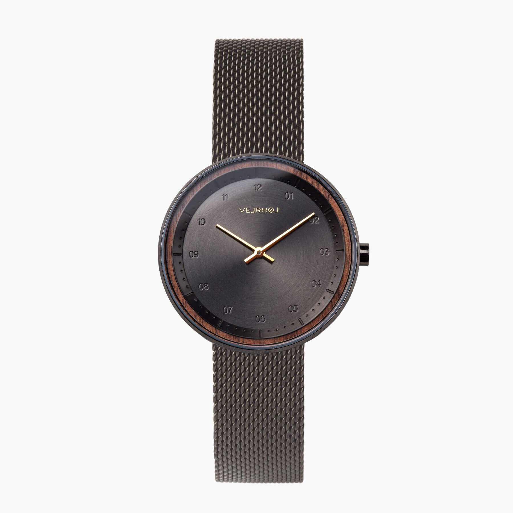 black women's watch with mesh band VEJRHØJ