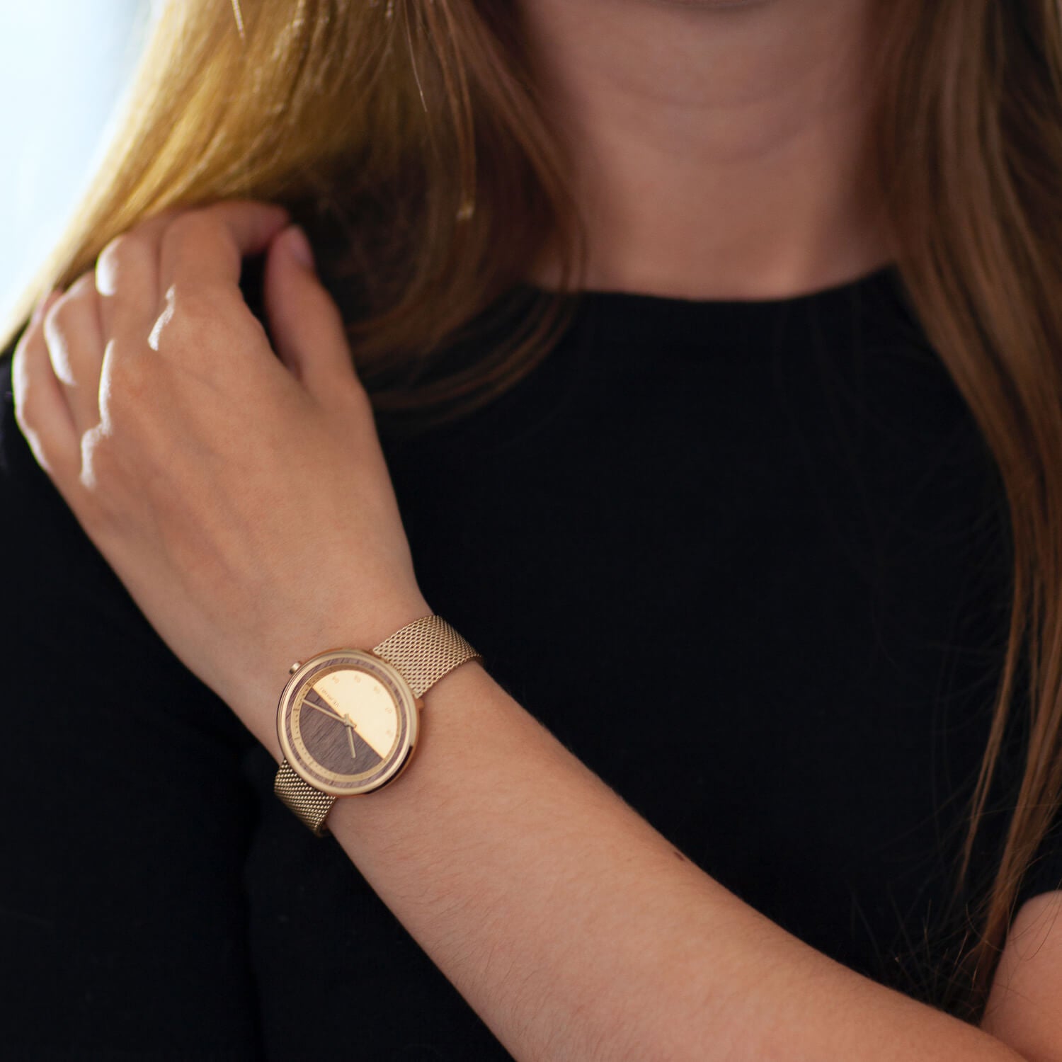 VEJRHØJ Petite The GOLD womens gold watch