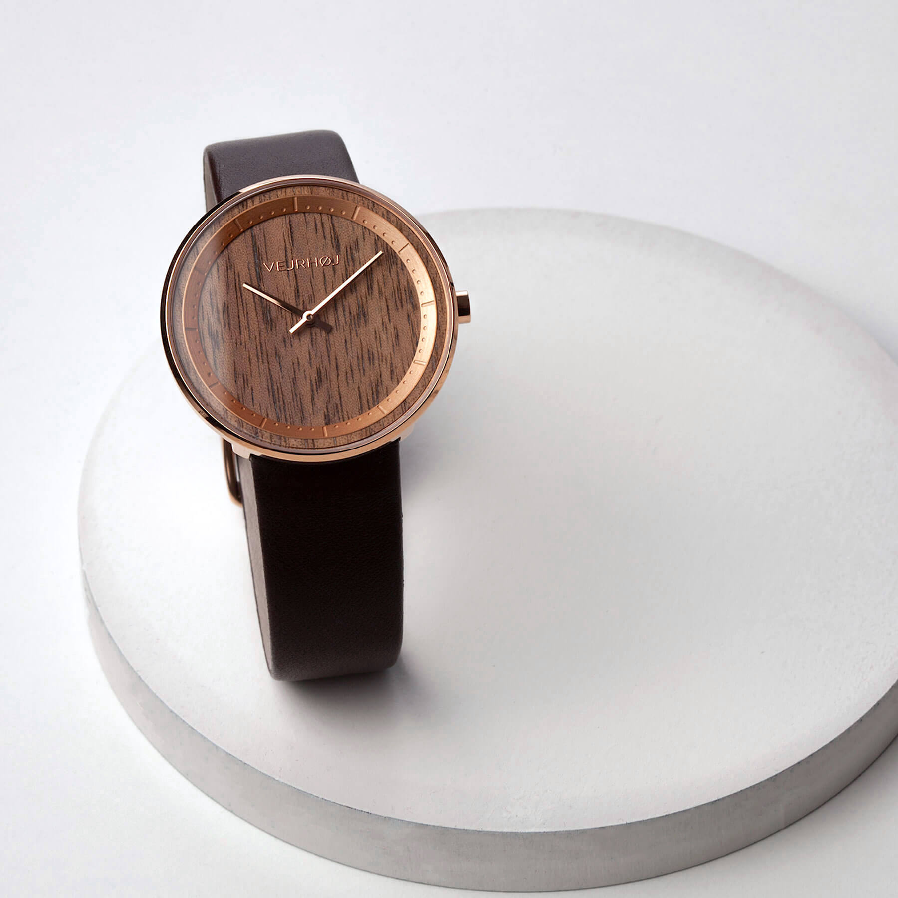 Nordic wood watch ROSE gold 