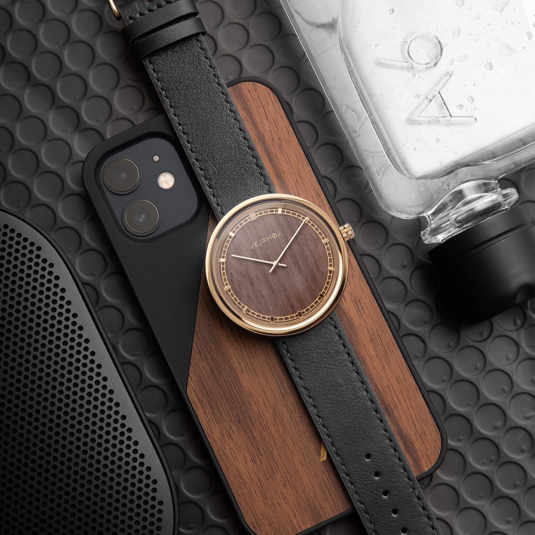 VEJRHØJ wooden watches | NORDIC gold | Men's wooden watch