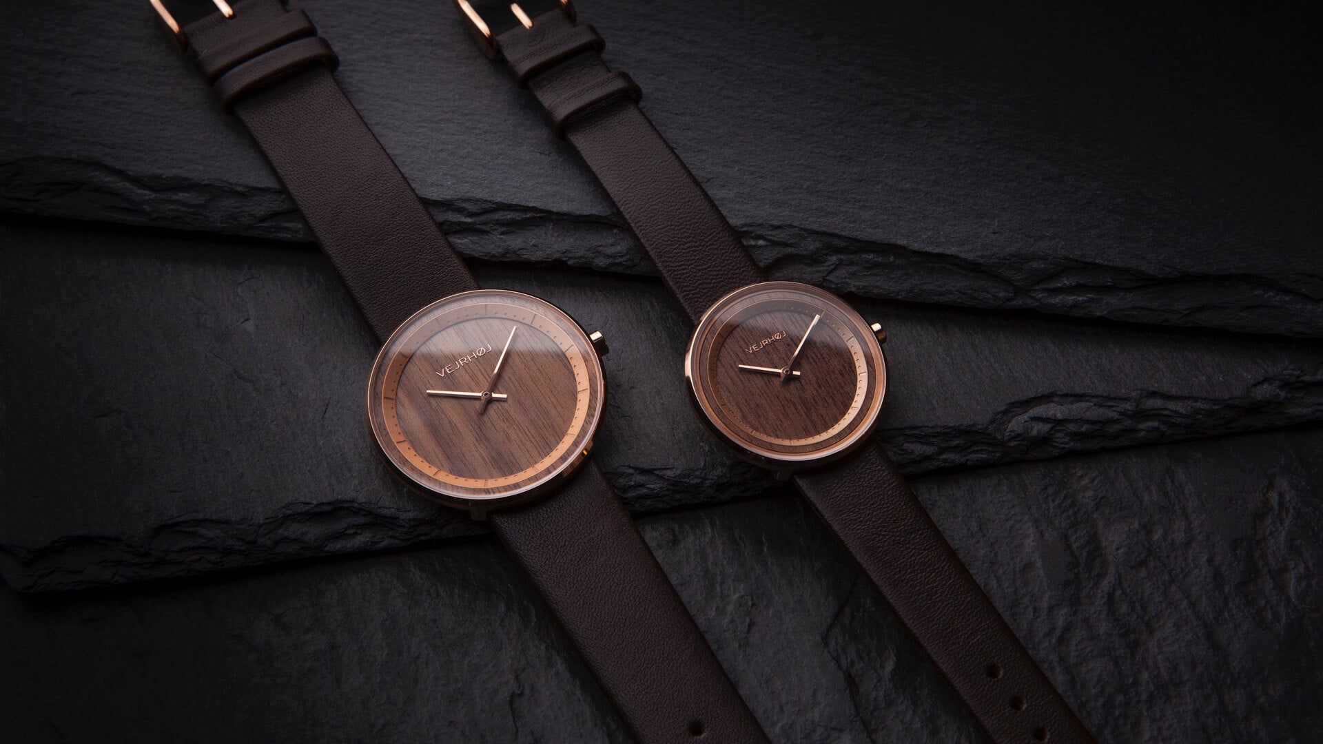 The ROSE unisex wood watch 