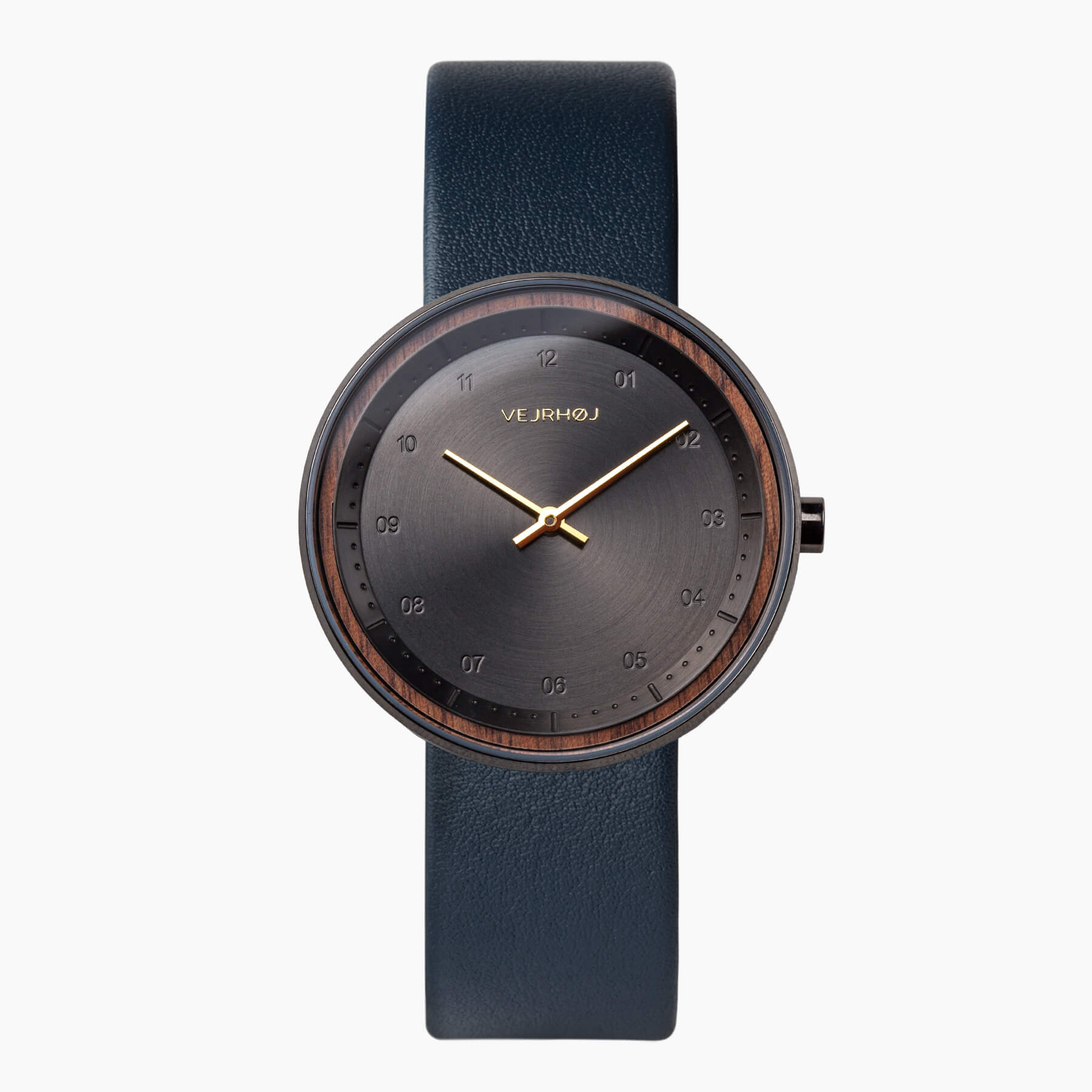 black and gold watch